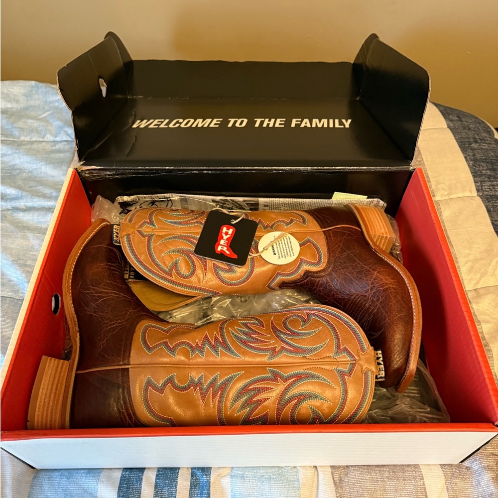 Hurt Brown Western Boots